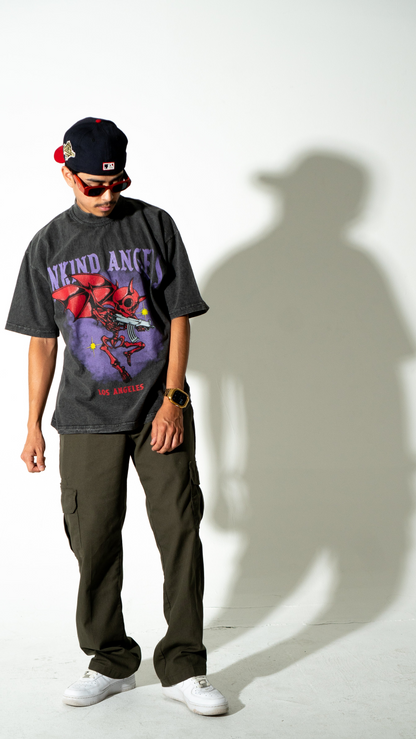 UNKIND ANGELS “THE DRACO” GRAY TEE CAPSULE 1